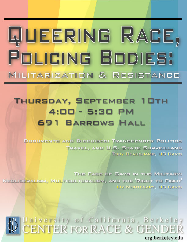 Queering Race, Policing Bodies
